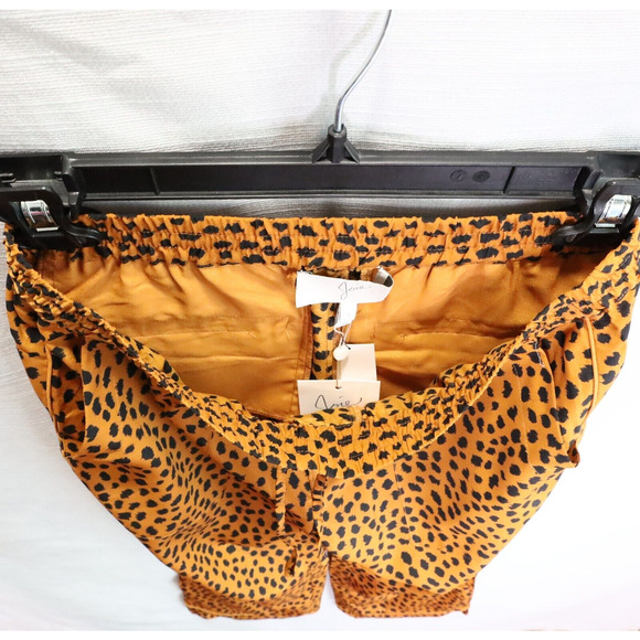 Joie Pants Womens Small Animal Print Pull On Lounge Wear Mob Wife Pockets New - Picture 12 of 14